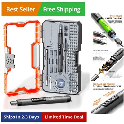 120-IN-1 Mini Electric Screwdriver Set is a comprehensive electric precision ...