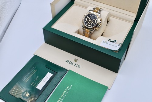 Rolex Daytona Stainless Steel & 18k Yellow Gold Black Diamond Dial 116503 2022 - Picture 12 of 12