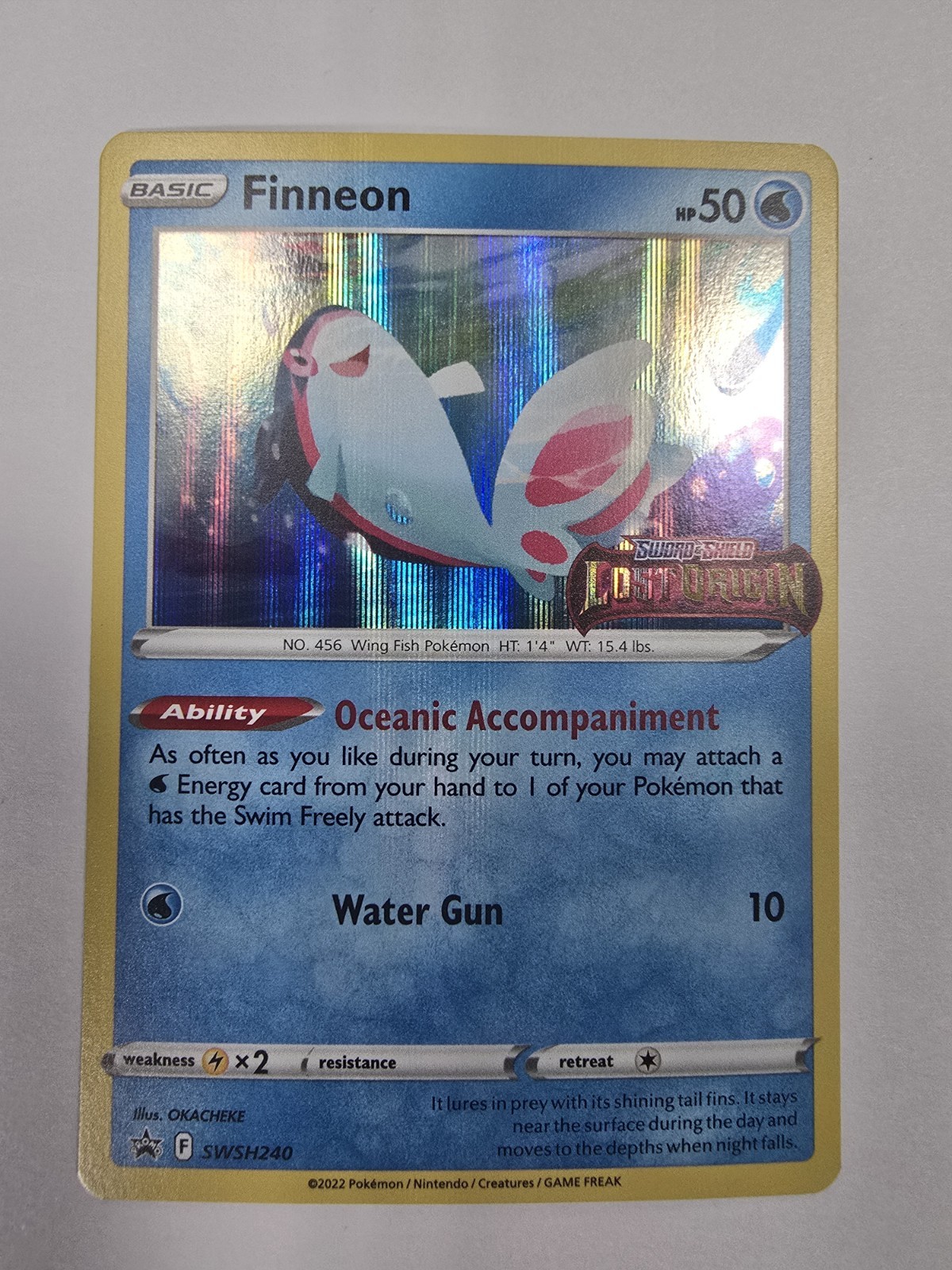 Finneon - (Prerelease) SWSH240 SWSH: Sword & Shield Promo Cards Holo