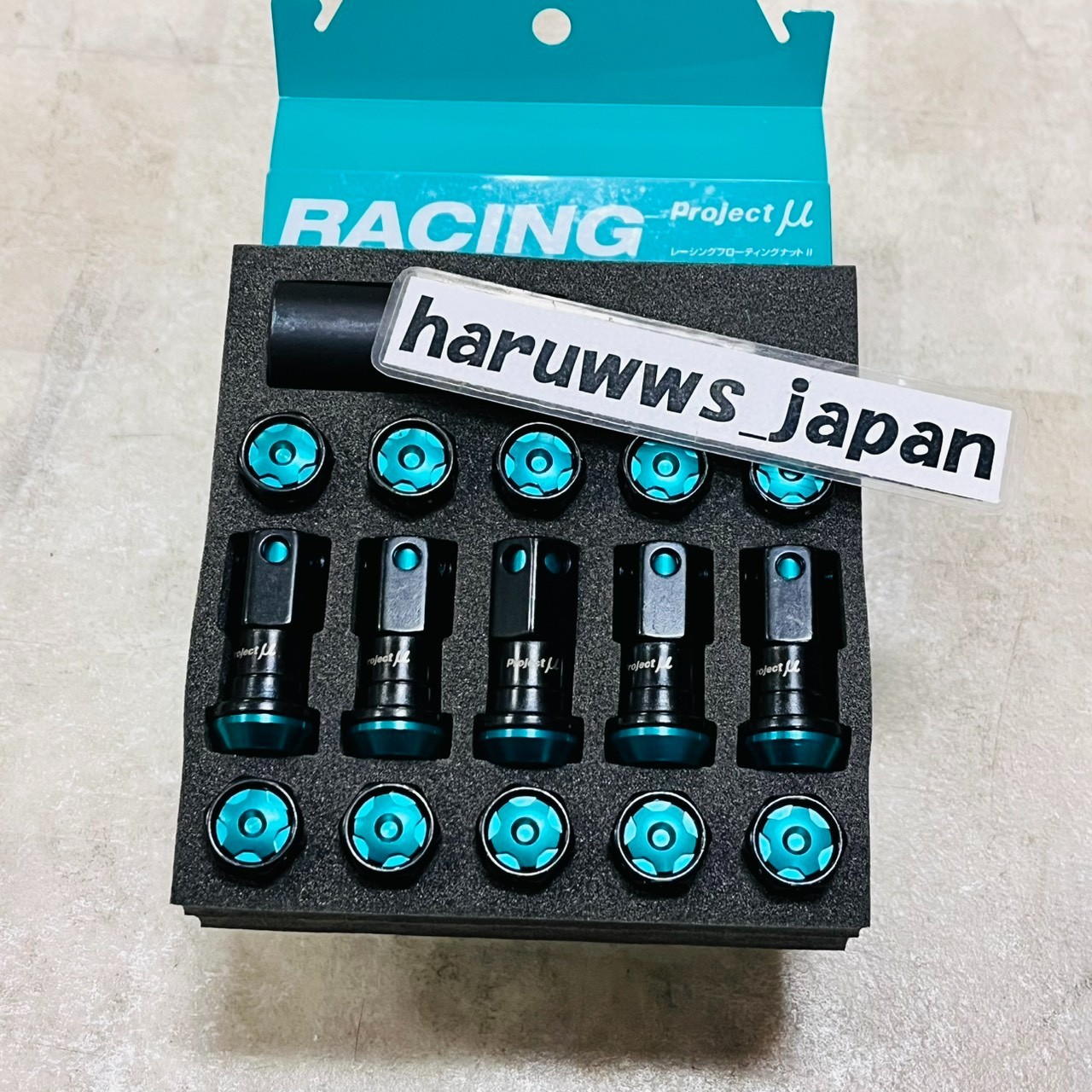 Project U Racing Project Mu Racing Floating II M12 x P1.50 Lug Nut Wheel Nut Set of 20 ...