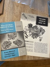 Ford Vtg 2 Pc The Ford Mechanic Booklet & Salesman Promo Service Tips 1957 NOS