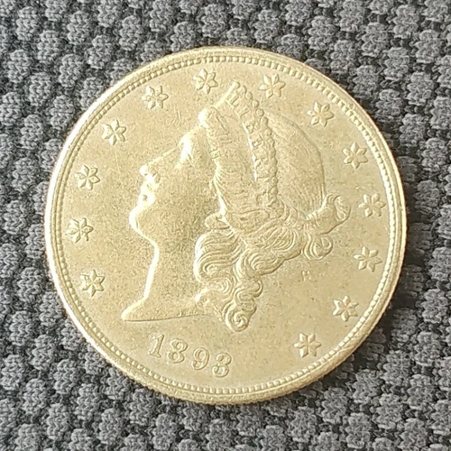 1893-P Liberty Double Eagle — photo from the most recent tracked eBay sale