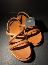Olukai Tiare Strappy Sandal Women  s Size 8 Fox Brown   NEW