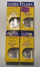 Vtg Cutex Color Quick Nail Treatment With Conditioner Fast Soft 4 NOS 0.4 fl oz