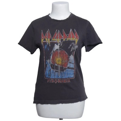 Def Leppard, T-shirt, Größe: XS, model: pyromania, Grau, Baumwolle, Print #z5C