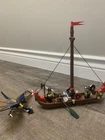 LEGO 7016 VIKING BOAT VS THE WYVERN DRAGON 2005  RETIRED USED 3 PARTS MISSING