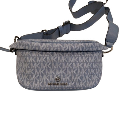 MICHAEL KORS Damen Bauchtasche Hüfttasche Gürteltasche blau Jet Set Logo BRANDNEU