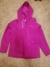 Columbia Youth Magenta Pink Full Zip Jacket Girls' Size L 14/16 