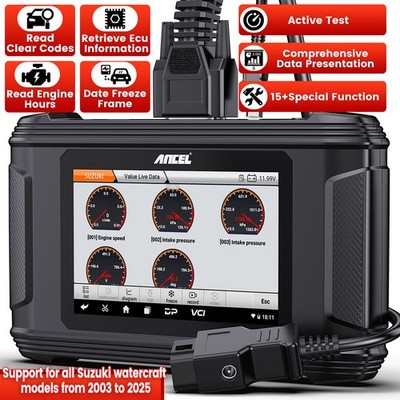 ANCEL MR500 Marine Diagnostic Tool Code Reader Scanner Active Test For Suzuki