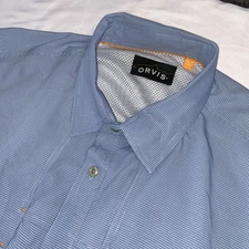 Orvis Trout Bum Shirt Mens XL-T  Open Air Cast Fishing Vented Gingham
