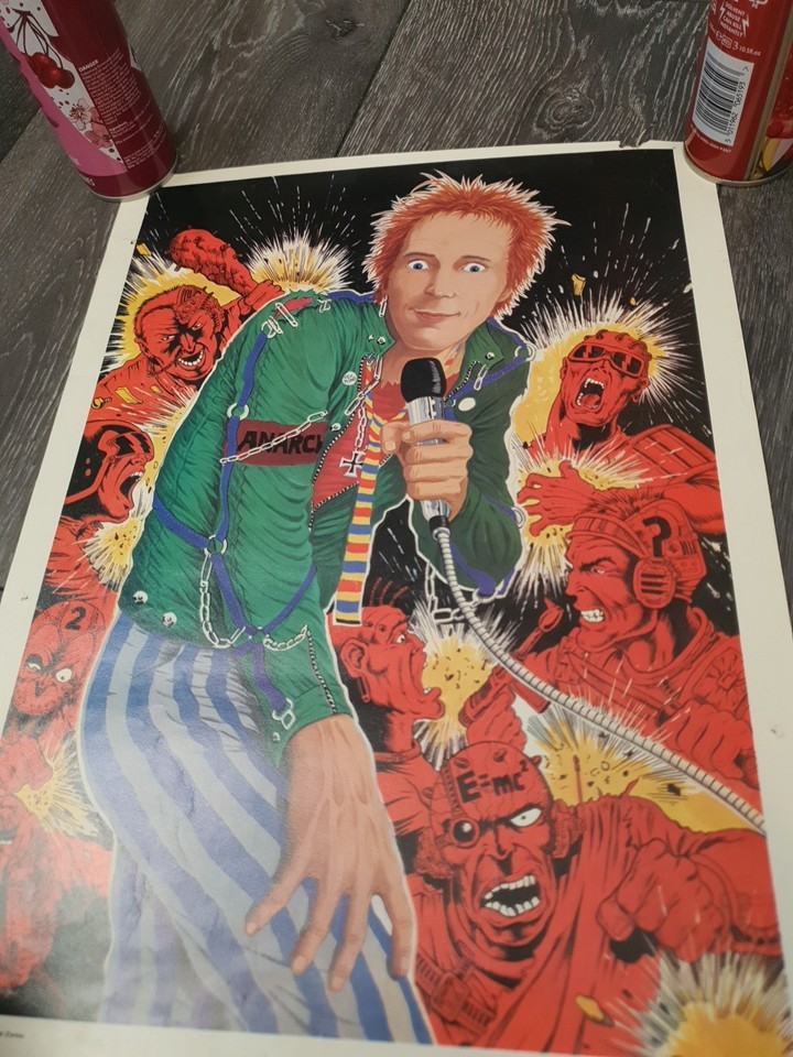 Johnny Rotten Pop art Poster from 1978 | eBay UK
