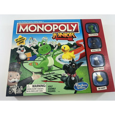 Monopoly Junior Board Game by Hasbro Kids Family Night Complete