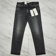 MOUSSY Vintage Womens Fairfield Slim Straight Jeans Size 30 Black Made in Japan