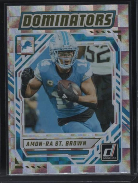 2025 Donruss #DOM-ASN Amon-Ra St. Brown Dominators
