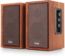 40W Computerlautsprecher, Bluetooth Regallautsprecher, 2.0 AC Powered Wooden