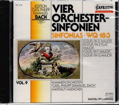 C.P.E Bach - Vier Orchestersinfonien WQ 183 / Hartmut Haenchen - CD