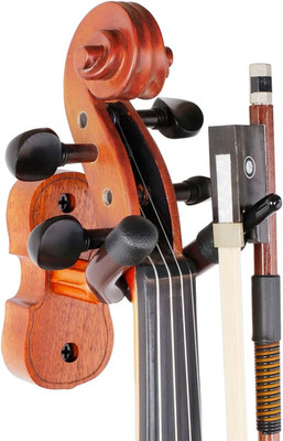 Violine Viola Wandhalterung, Violine Viola Haken, Mahagoni Violine Halter, mit B