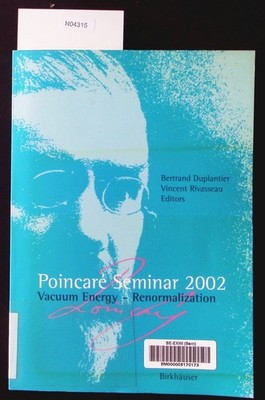 Vacuum energy - renormalization. Progress in mathematical physics; Vol. 30. Dupl