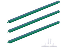 16 inch Fish Tank Air Bubble 3 Piece Air Stone Bars with Connectors for Aquarium