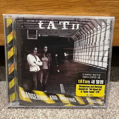 t.A.T.u.  TATU - Dangerous And Moving ULTRA RARE SOUTH KOREA CD HYPE STICKER