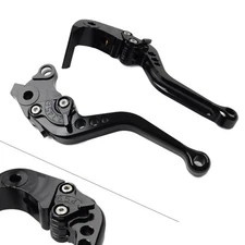 Black Short Brake Clutch Levers For Suzuki 2007 2008 GSXR 1000 07 08 K7