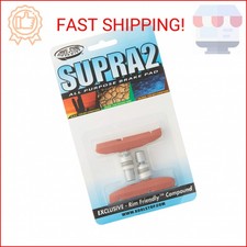 Kool Stop Supra 2, Linear Pull Pads, Threaded Posts, Salmon, Pair