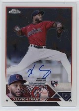 2023 Topps Chrome Update Auto Xzavion Curry #RA-XC Auto 0kz8