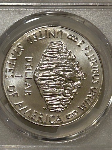 1987 P US Constitution Silver Dollar PCGS MS69 - Picture 8 of 8