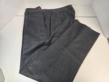 Brunello Cucinelli Dress Pants EU54 Gray Wool Made In Italy