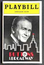 Playbill Buttons On Broadway OPENING NIGHT 1995 Ambassador Theatre Program NYC