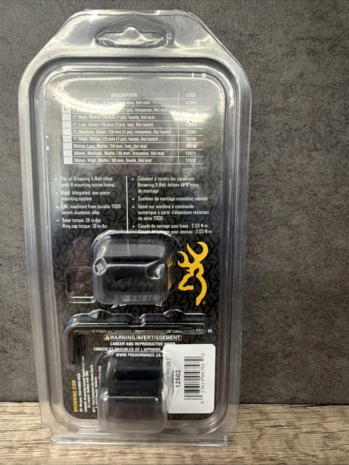 Browning X-Bolt Scope Mount System - Thumbnail 5