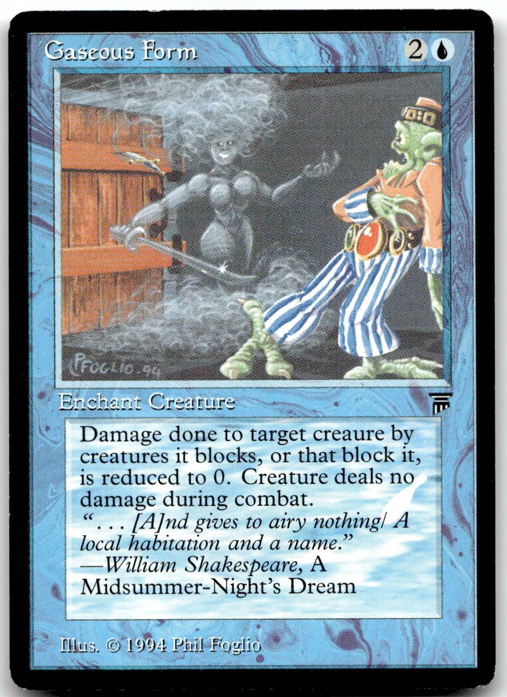 MTG Gaseous Form Legends LEG #59 common LP $SALE$!
