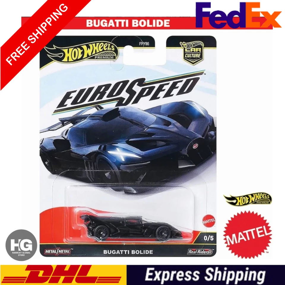 Hot Wheels Bugatti Bolide CHASE 0/5 Euro Speed 2025 New Supercar Limited Stock - Image 2 of 4