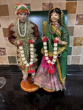 Vintage/collectable Indian/Pakistan Traditional Wedding Couple/Dolls