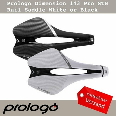 Prologo Dimension 143 Pro STN Rail Road Fahrrad Unisex Sättel Seat Weiß Schwarz