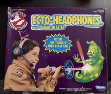 Vintage Kenner The Real Ghostbusters Ecto Headphones Radar Blaster 1986 In Box
