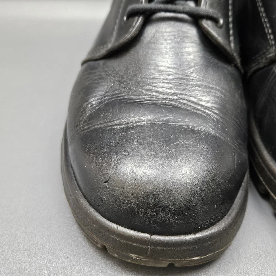 Redback Walkabout Shoes Mens US 8.5 Black Leather Lace Up Work Dress Utility - Image 4 of 4