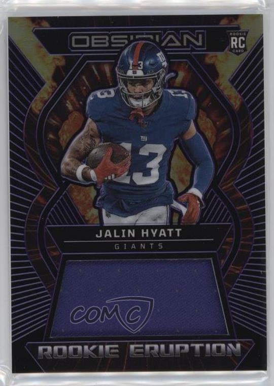 2023 Panini Obsidian Purple Electric Etch 8/75 Jalin Hyatt #REM-JHY 18ap