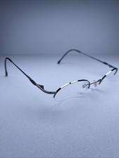Silhouette M7406 44 21 130 Silver Half Rim Eyeglasses / Frames O76