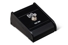 Hosa FSC-384 Footswitch, Guitar-style, Single-latching 0, black