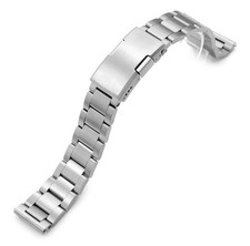 New 22mm Metal Watch Band Titanium Bracelet Straight End Quick Release Silver