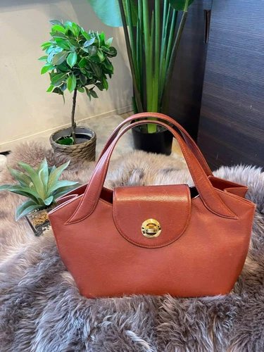 Givenchy Borsa a mano formale in pelle marrone