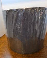 Aspen Creative Drum Spider 12" D x 10" H Silver Gray Black NIB Lamp Shade