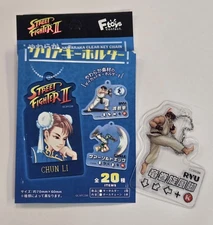 Ryu Street Fighter Ⅱ 2 Yawaraka Clear Keychain FToys Capcom Tatsumaki Senpukyaku