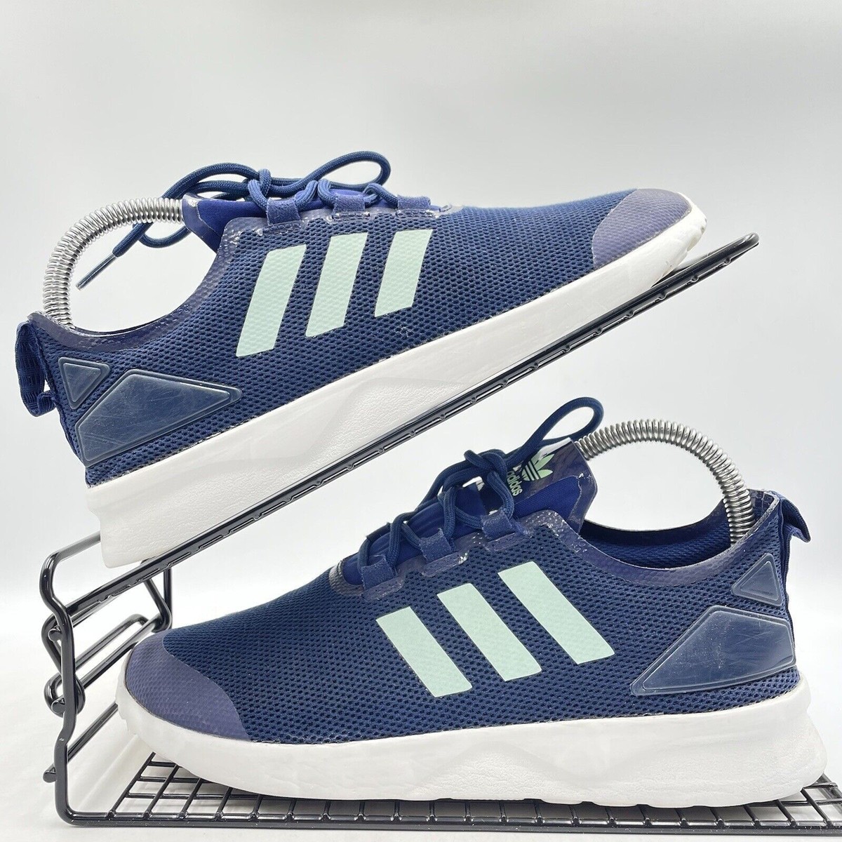 ADIDAS ARCHIVO NAVY TRAINERS SIZE UK BLUE MESH KNIT GYM RUNNING AQ3013
