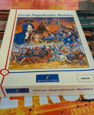 Great Napoleonic Battles Commodore Amiga (2 Disc, Manual, Box) 16-bit classic