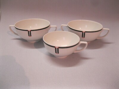 3 Teile Friesland: 2x Suppentasse 1x Teetasse Melitta Venice Topline