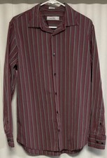 Calvin Klein Long Sleeve Button Up Shirt Men  s Medium