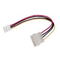 4-pin Molex To Floppy Drive 4-pin Power 12 Inch Cable 4-pin Molex To Floppy Drive 4-pin Power 12 Inch Cable