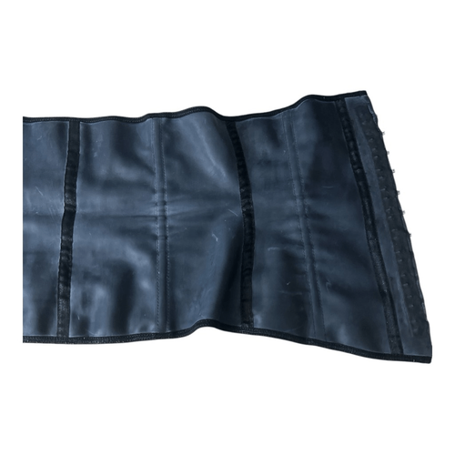 ACHATTI Women Black Rubber Cotton COLOMBIAN GIRDLE WAISTBAND Size 36 Shape Wear - Picture 4 of 10